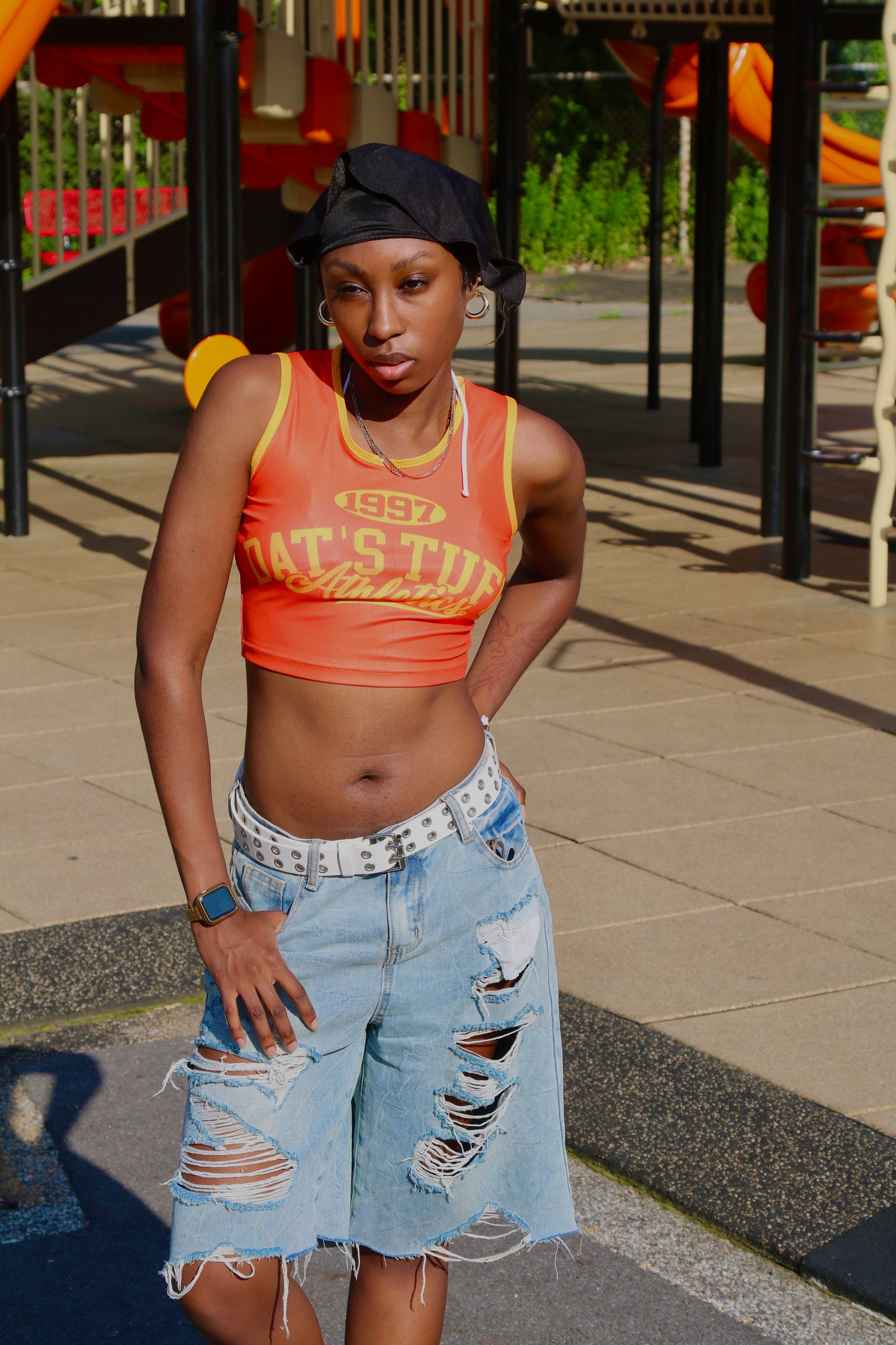 Retro DT Crop Top