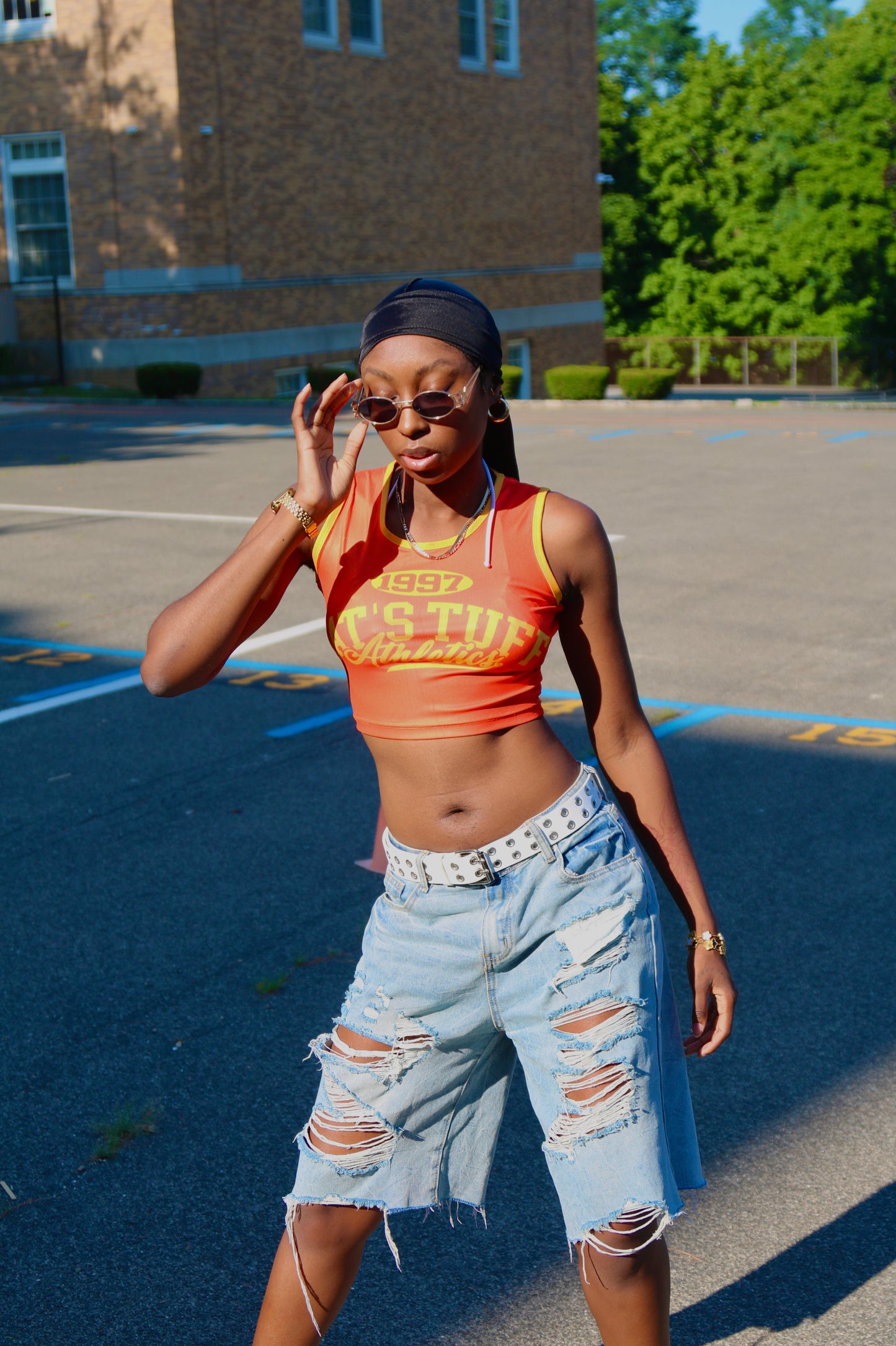 Retro DT Crop Top