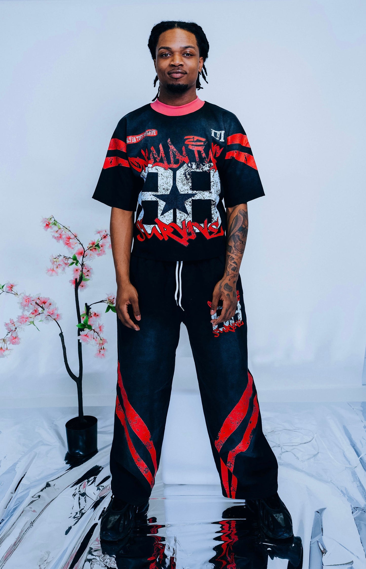 Hot Pink/Black O.D.T.S Set