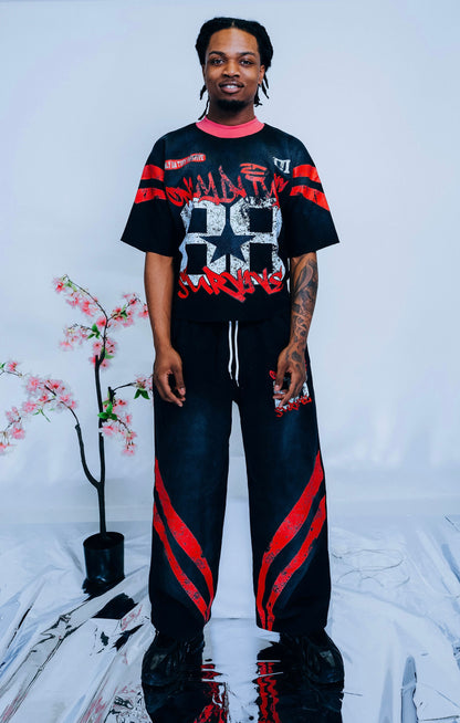 Hot Pink/Black O.D.T.S Set